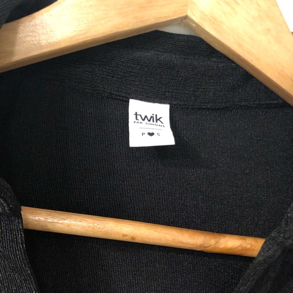 Simons Twik Black Ruched Dress BNWT - Picture 3 of 3